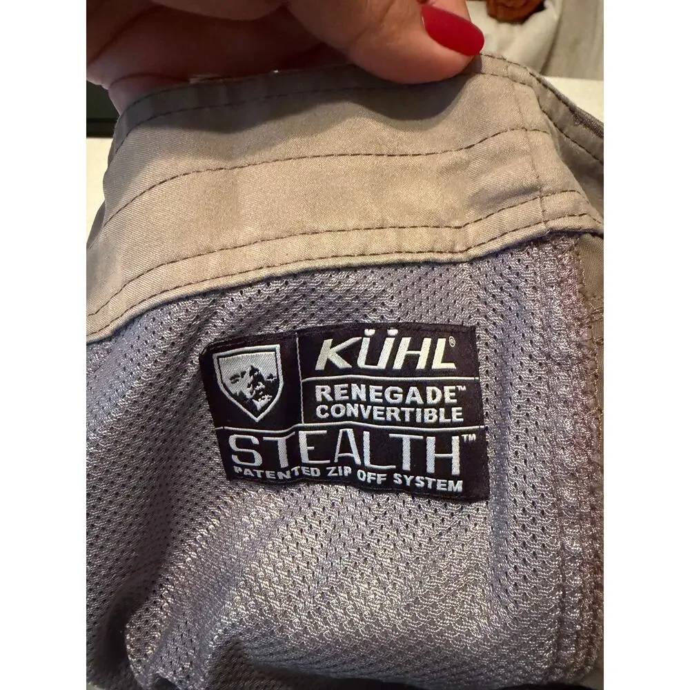 KÜHL Renegade Stealth Hiking Shorts Men 38 Olive Cargo
